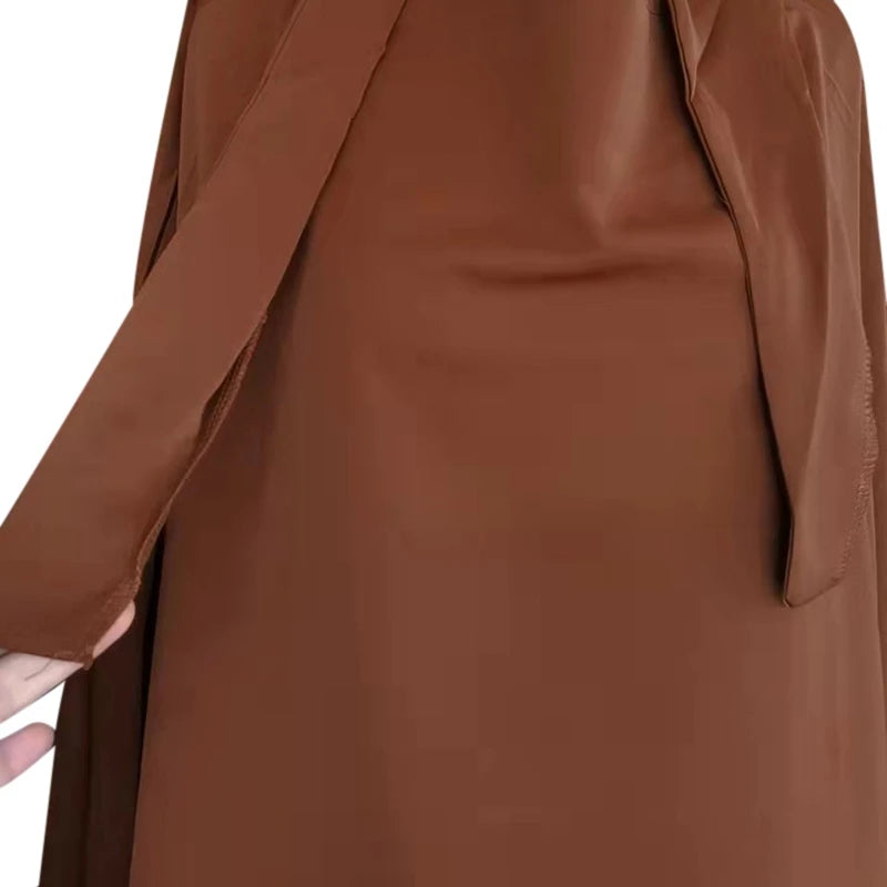Khimaar Abayah Full Cover 2 Piece Set Muslim Dress
