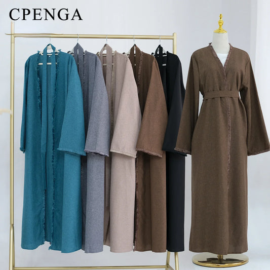 Luxury Tassel Abaya Kaftan Dress