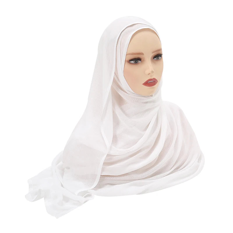 Plain Modal Cotton Hijab Shawl
