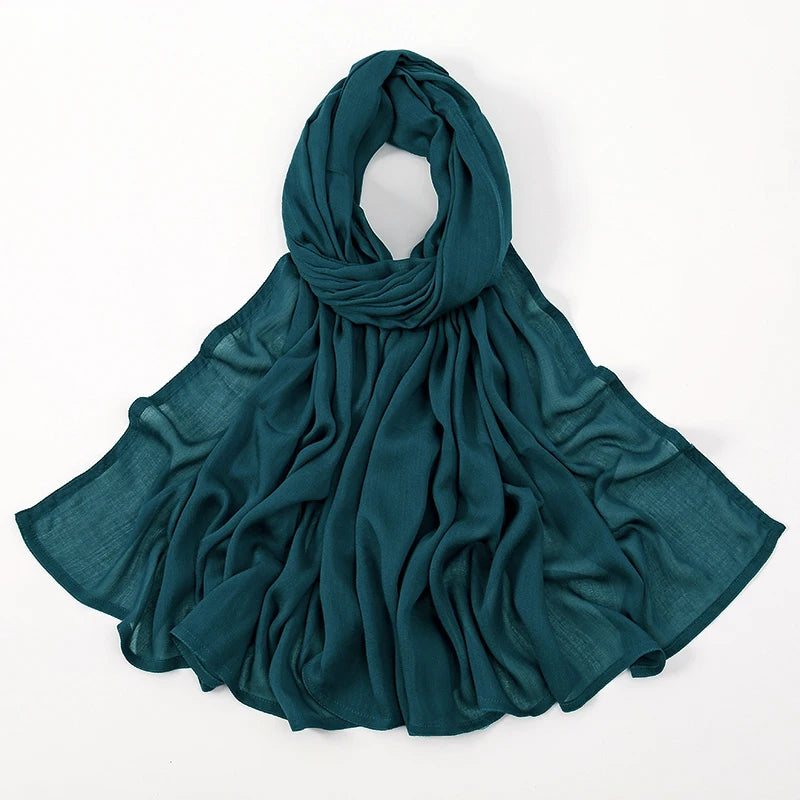 Plain Modal Cotton Hijab Shawl