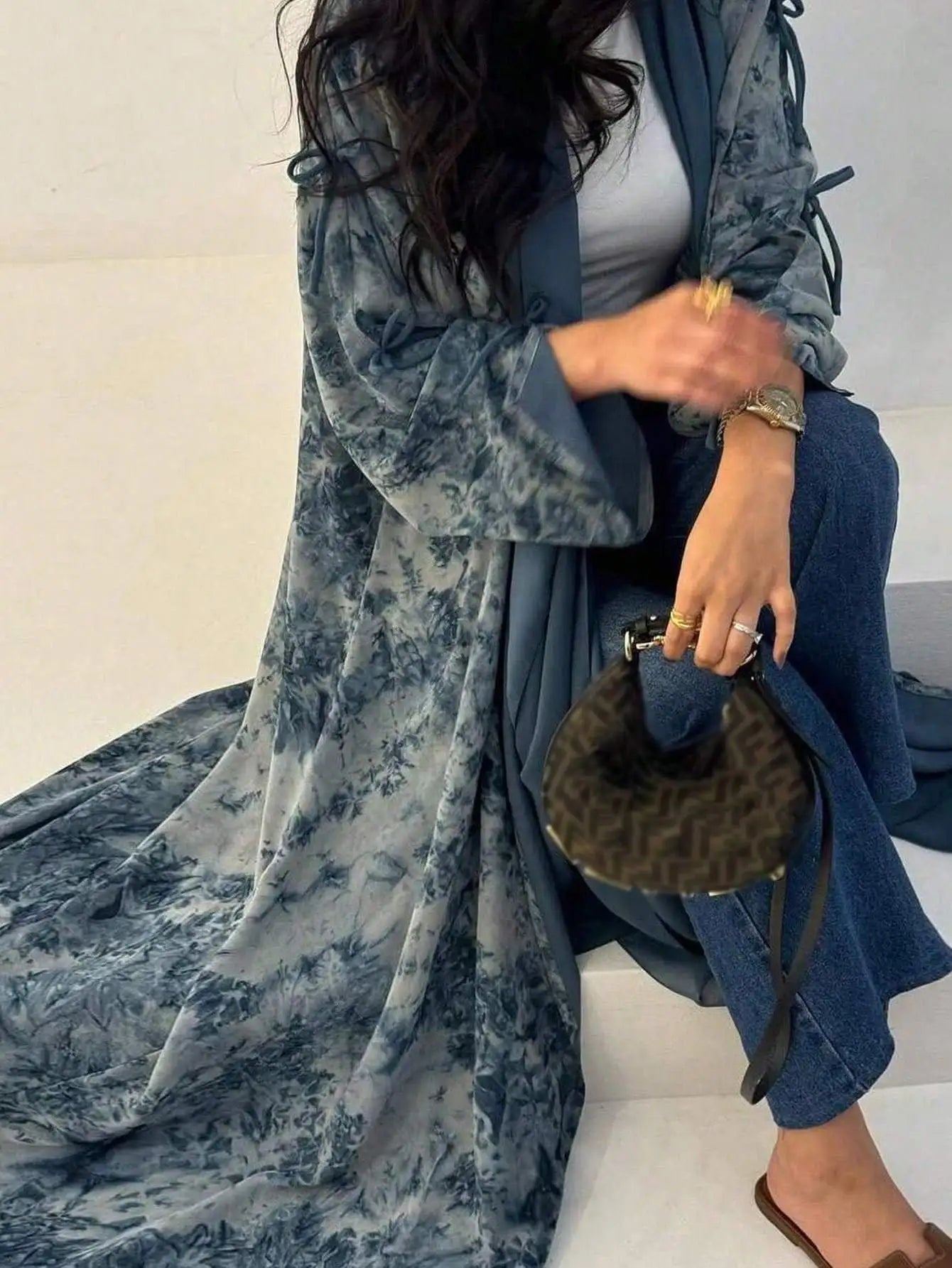 Layali Elegant Abaya - Flowing Modest Dress for Women