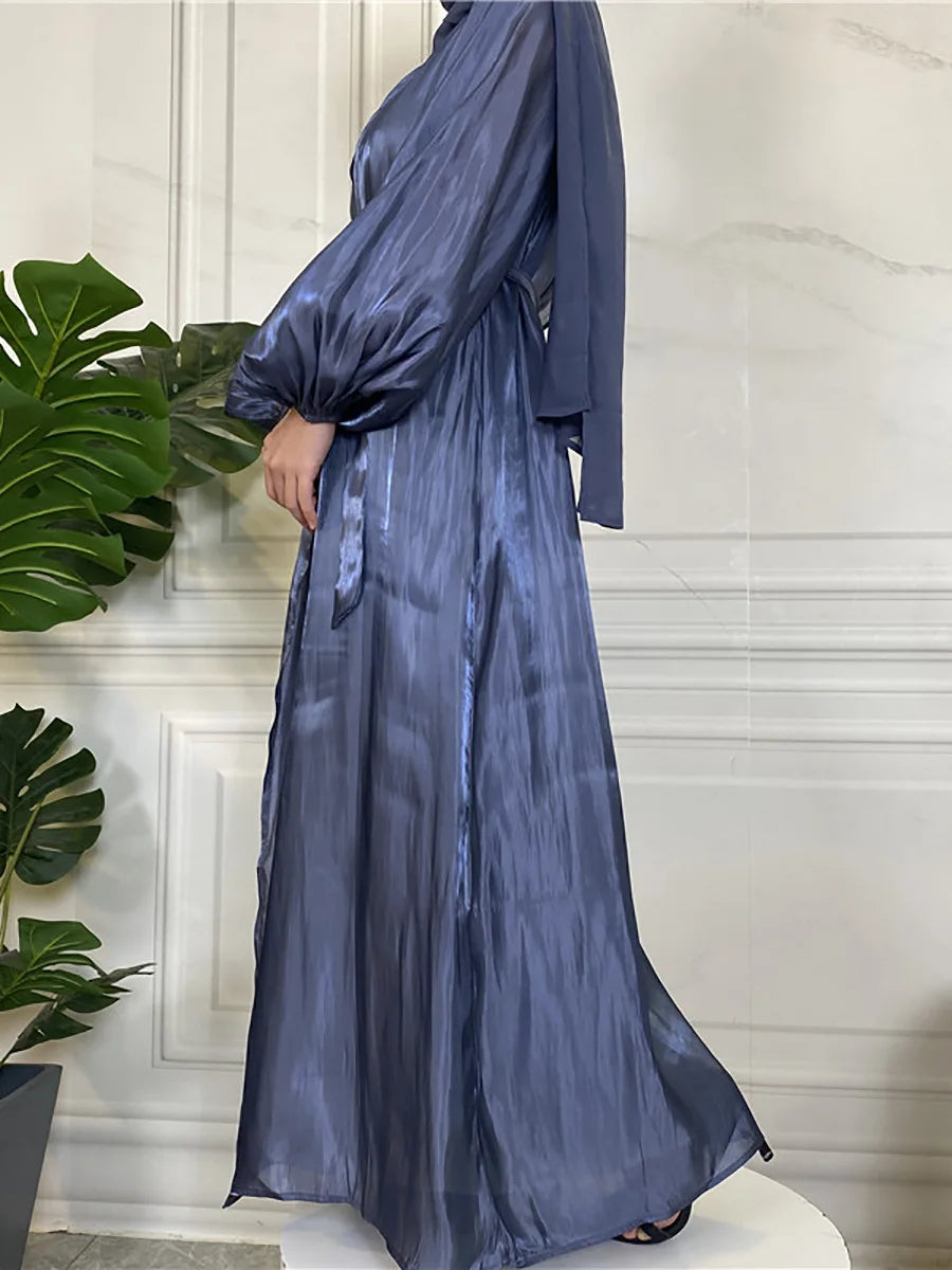 Modest Ramadan Abaya - Purple Kaftan