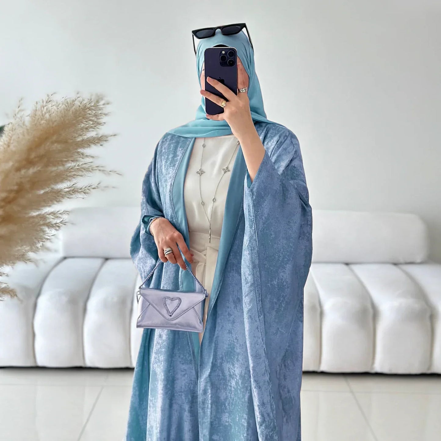 Yara Elegant Inner Dress Abaya - Dubai Turkish Style