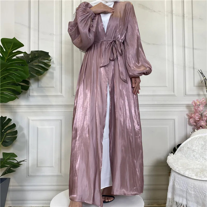 Modest Ramadan Abaya - Purple Kaftan