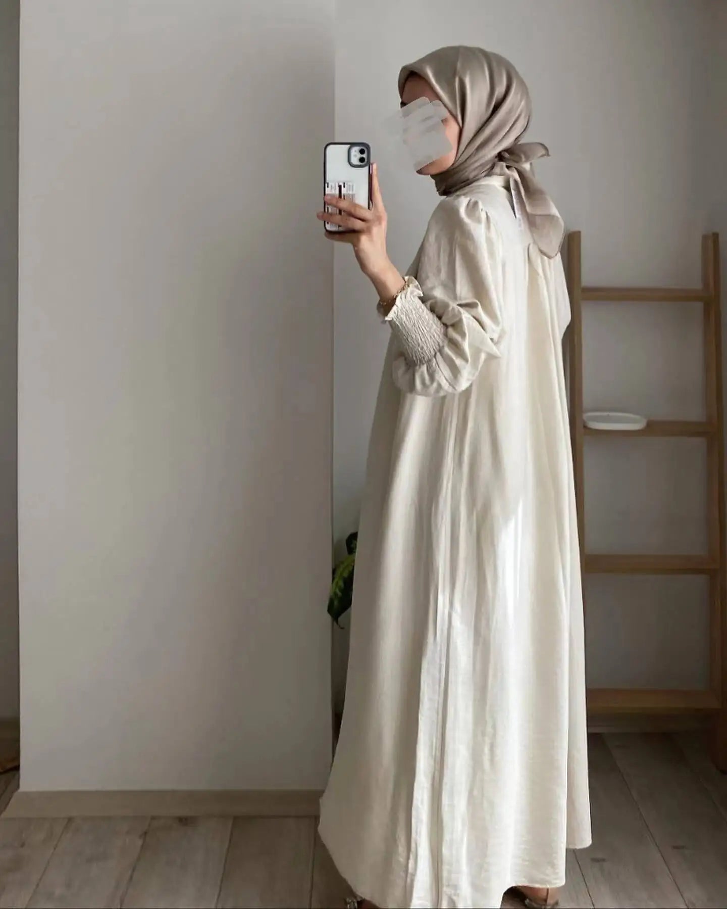 Lace-Up Jalabiya Abaya