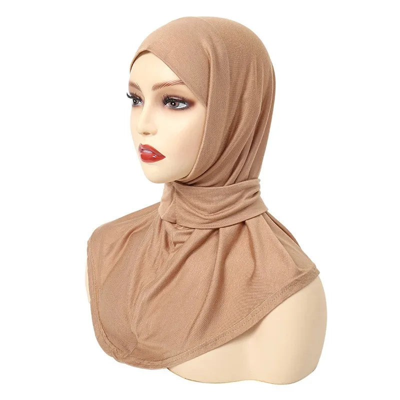 Inner Hijab with Neck Coverage – Breathable & Stretchy