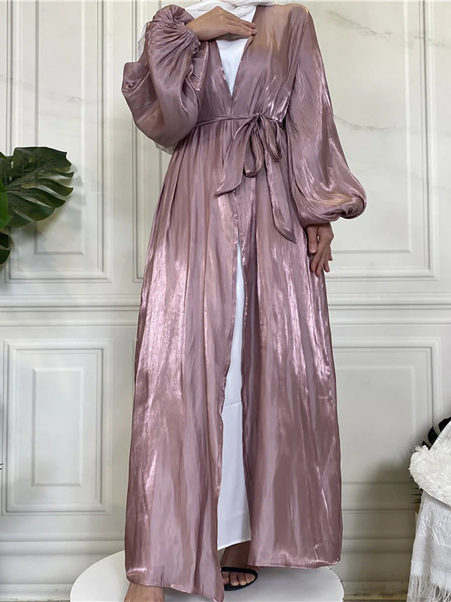 Modest Ramadan Abaya - Purple Kaftan