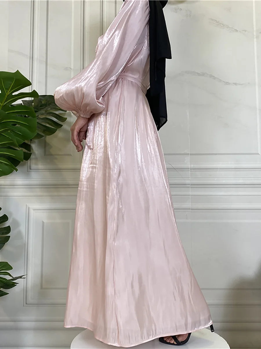 Modest Ramadan Abaya - Purple Kaftan
