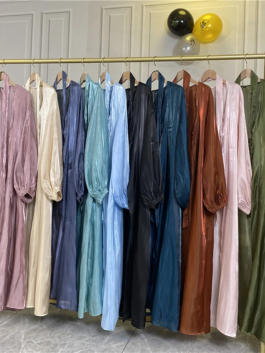 Modest Ramadan Abaya - Purple Kaftan
