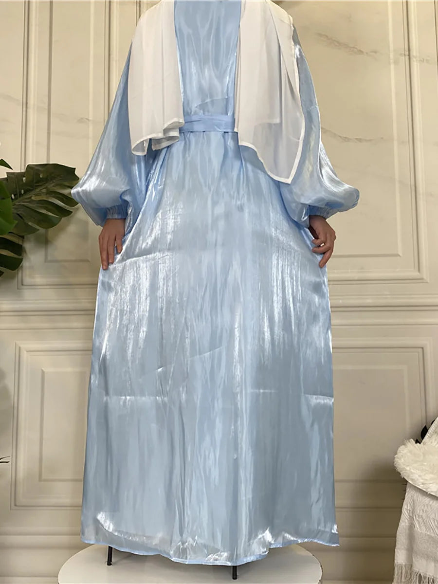 Modest Ramadan Abaya - Purple Kaftan