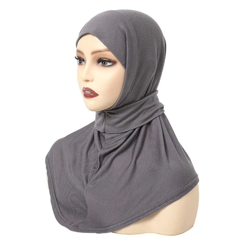 Inner Hijab with Neck Coverage – Breathable & Stretchy