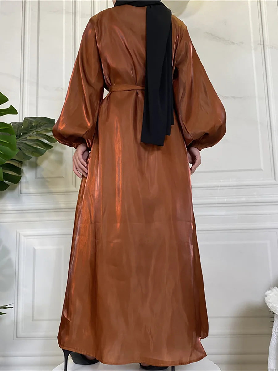 Modest Ramadan Abaya - Purple Kaftan