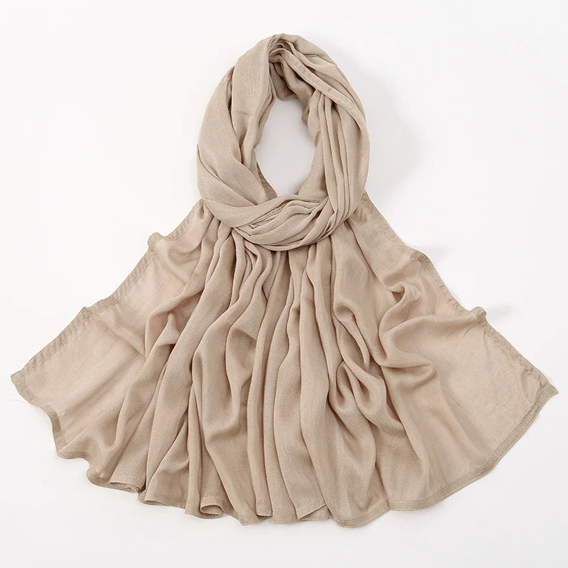 Plain Modal Cotton Hijab Shawl