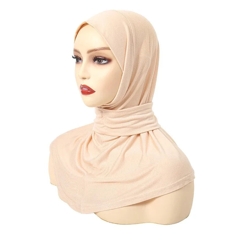 Inner Hijab with Neck Coverage – Breathable & Stretchy