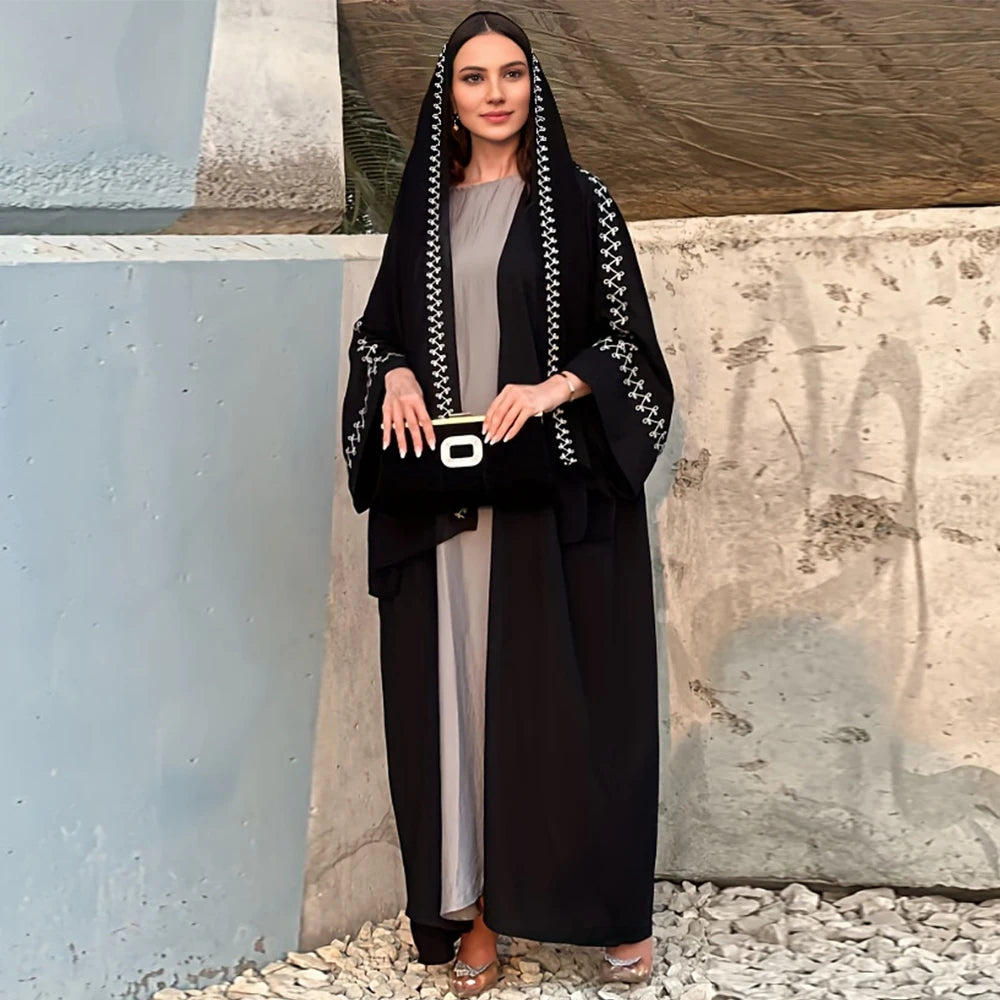 Dubai Style Chiffon Abaya Dress