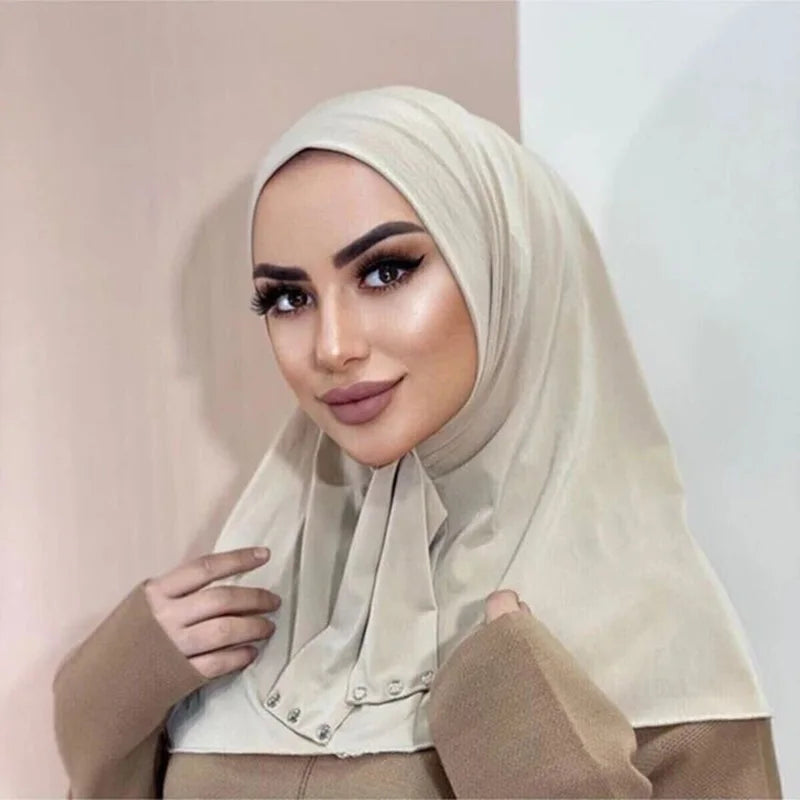Inner Hijab with Neck Coverage – Breathable & Stretchy