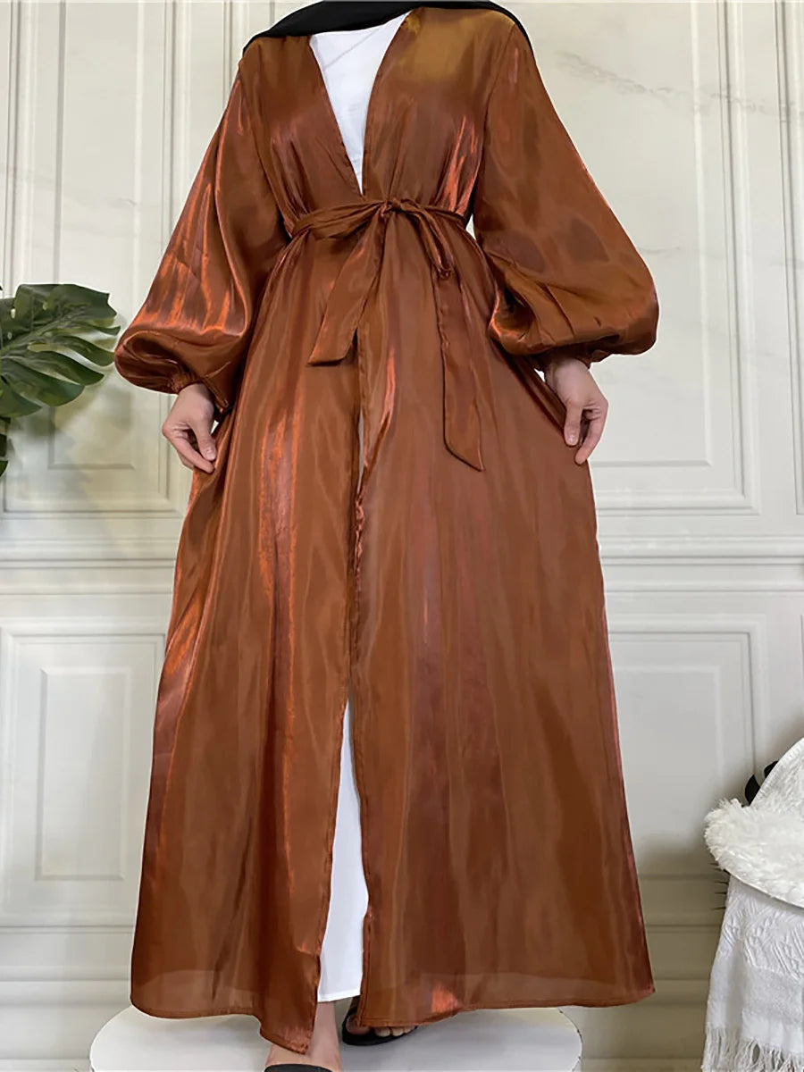 Modest Ramadan Abaya - Purple Kaftan