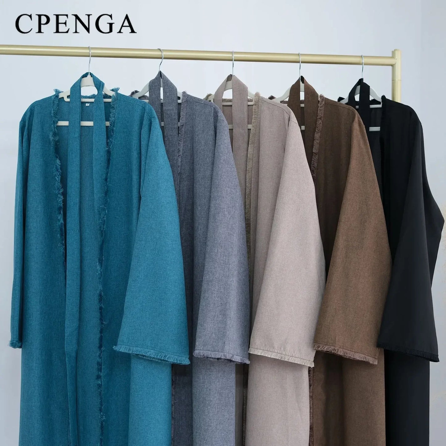 Luxury Tassel Abaya Kaftan Dress
