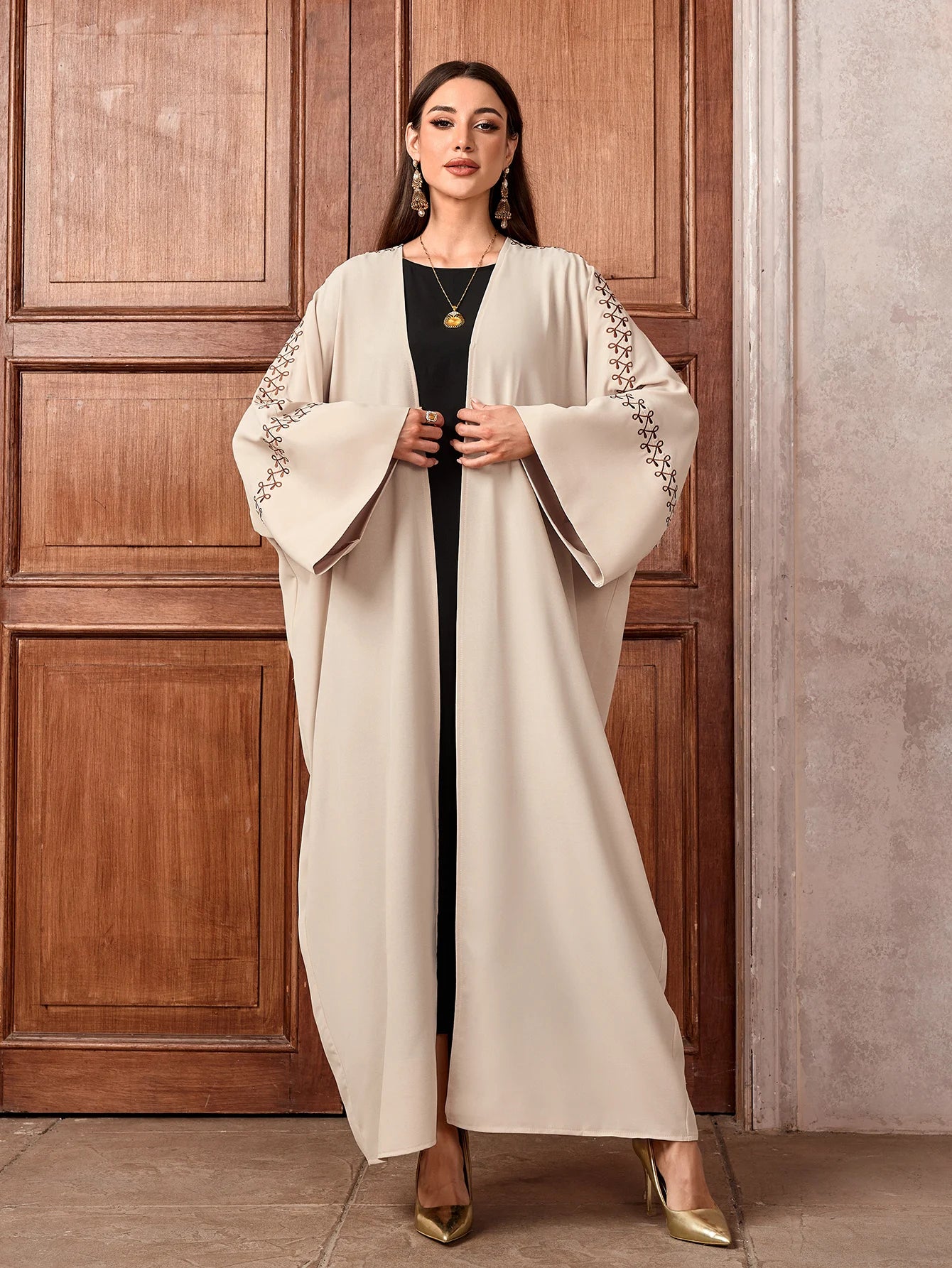 Dubai Style Chiffon Abaya Dress