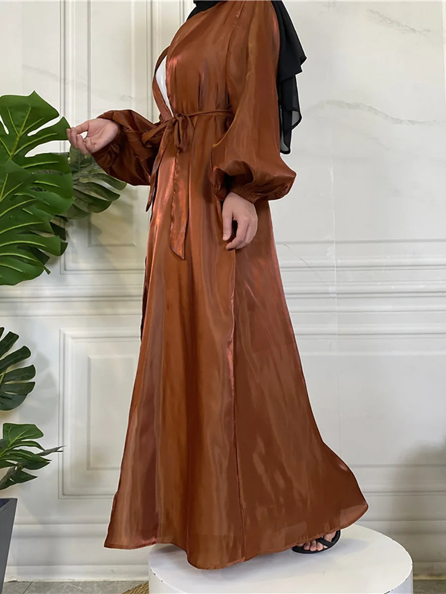 Modest Ramadan Abaya - Purple Kaftan
