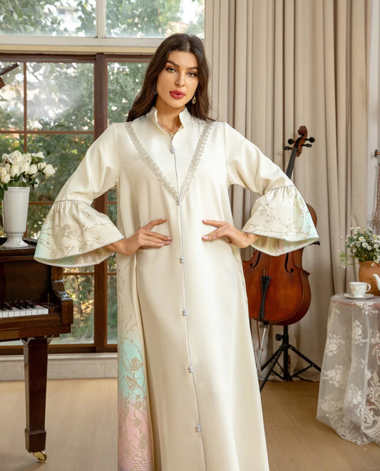 Muslim Dress  Elegant long sleeve  Dubai Abaya