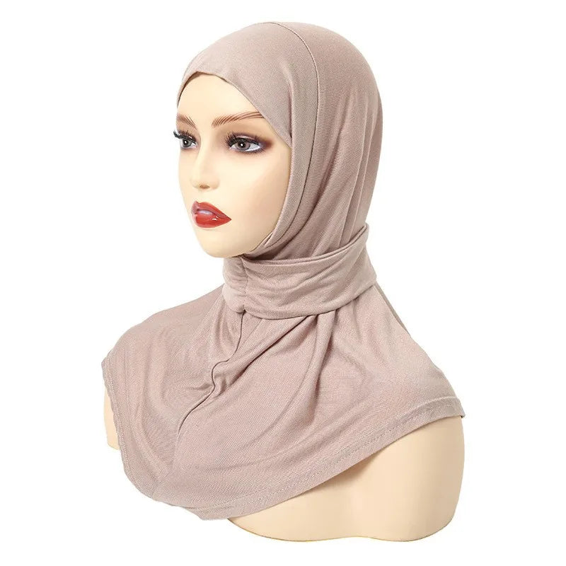 Inner Hijab with Neck Coverage – Breathable & Stretchy