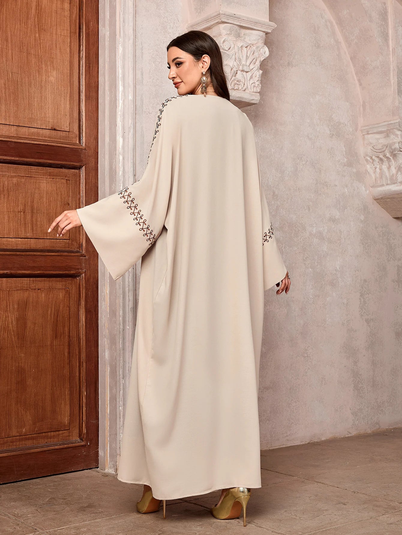 Dubai Style Chiffon Abaya Dress