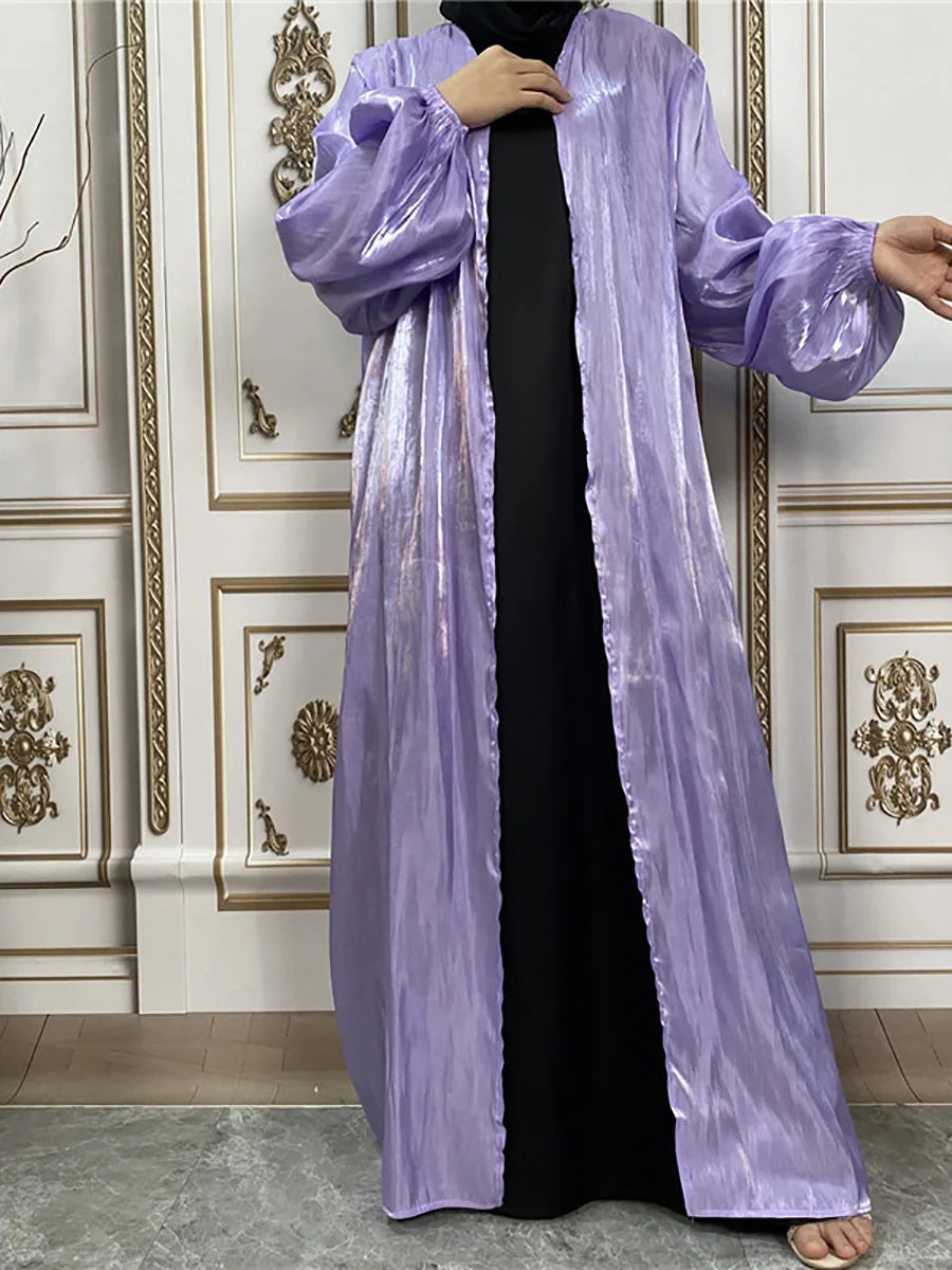 Modest Ramadan Abaya - Purple Kaftan