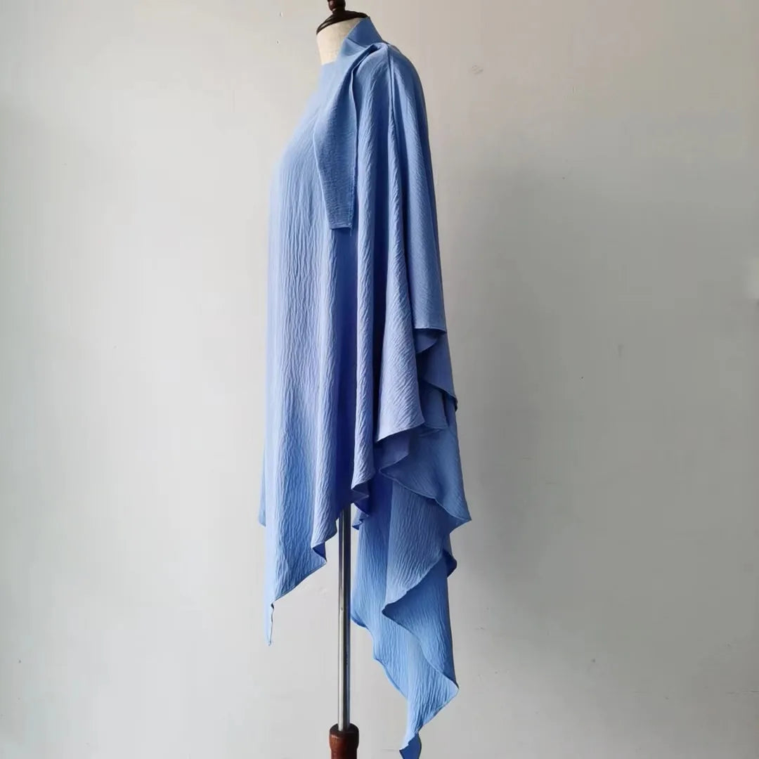 Moroccan Style Khimar – Double Layer Flowing Hijab