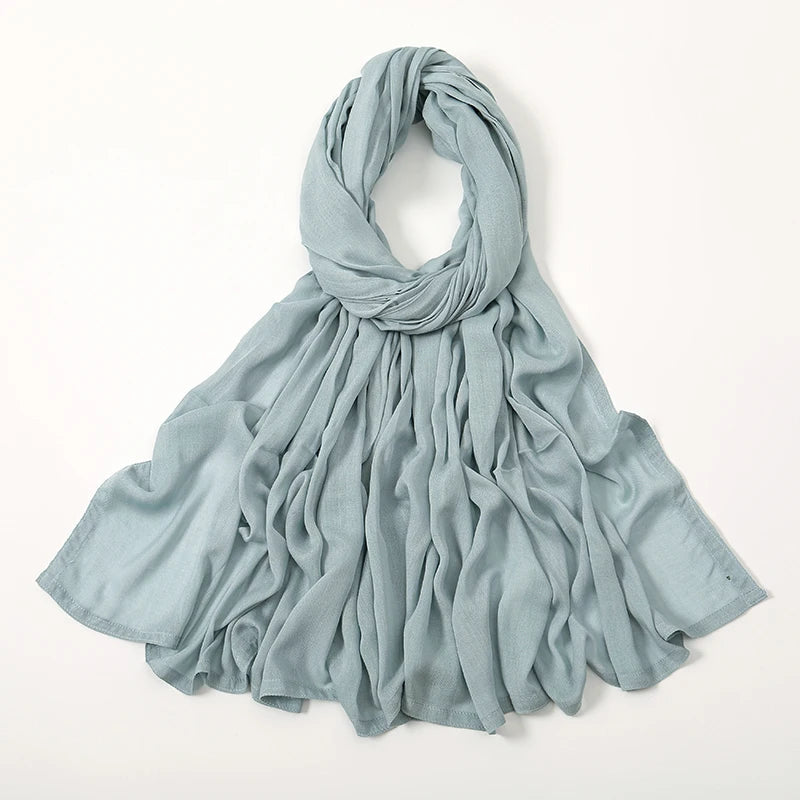 Plain Modal Cotton Hijab Shawl