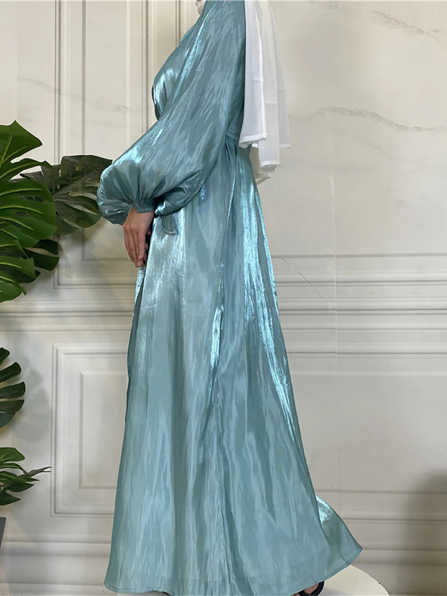 Modest Ramadan Abaya - Purple Kaftan