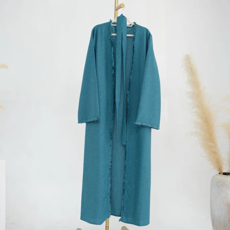 Luxury Tassel Abaya Kaftan Dress