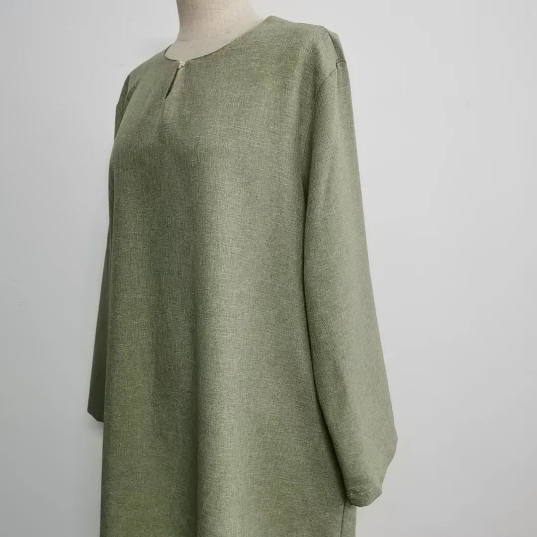 Plain Modest Djellaba Abaya