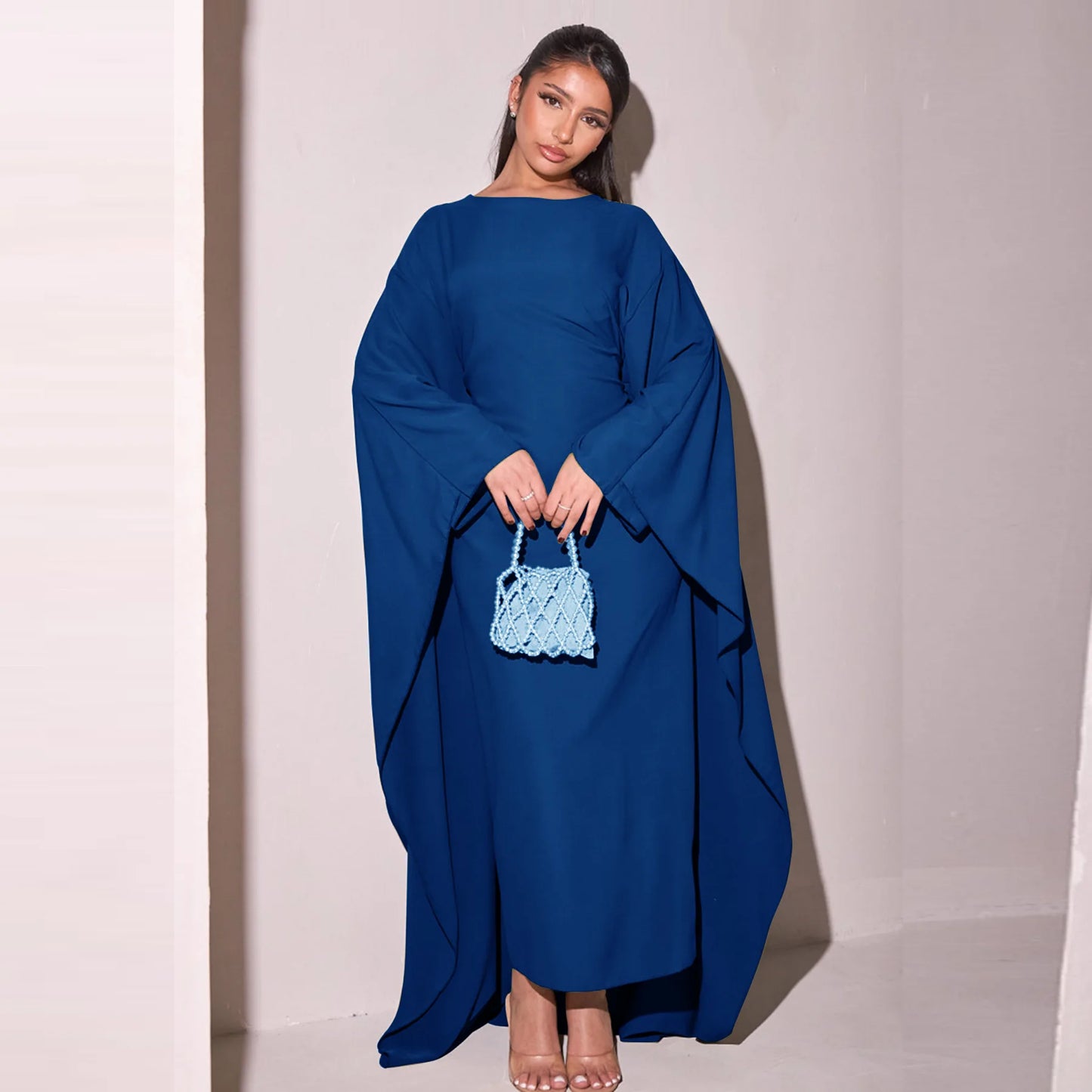 Luxury Satin Dubai Abaya Dress