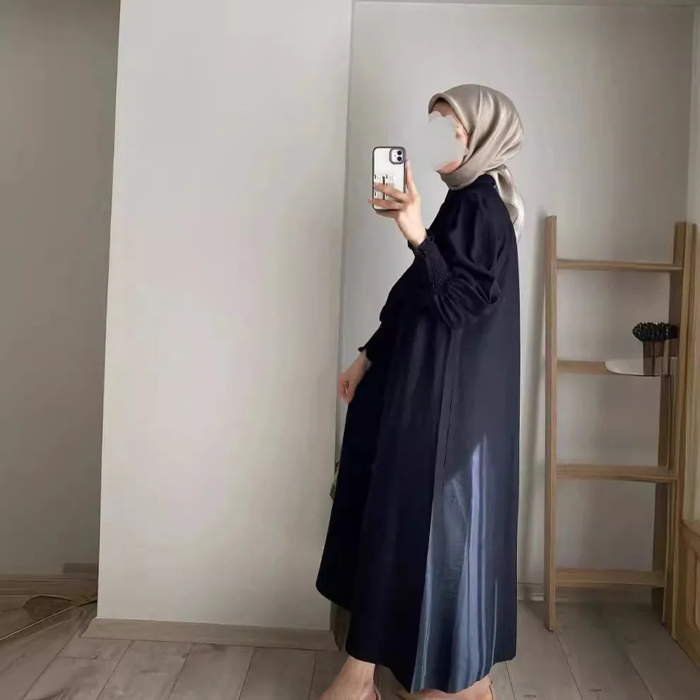 Lace-Up Jalabiya Abaya