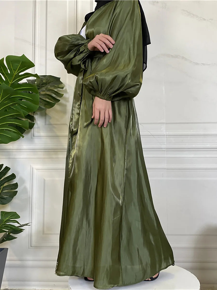 Modest Ramadan Abaya - Purple Kaftan
