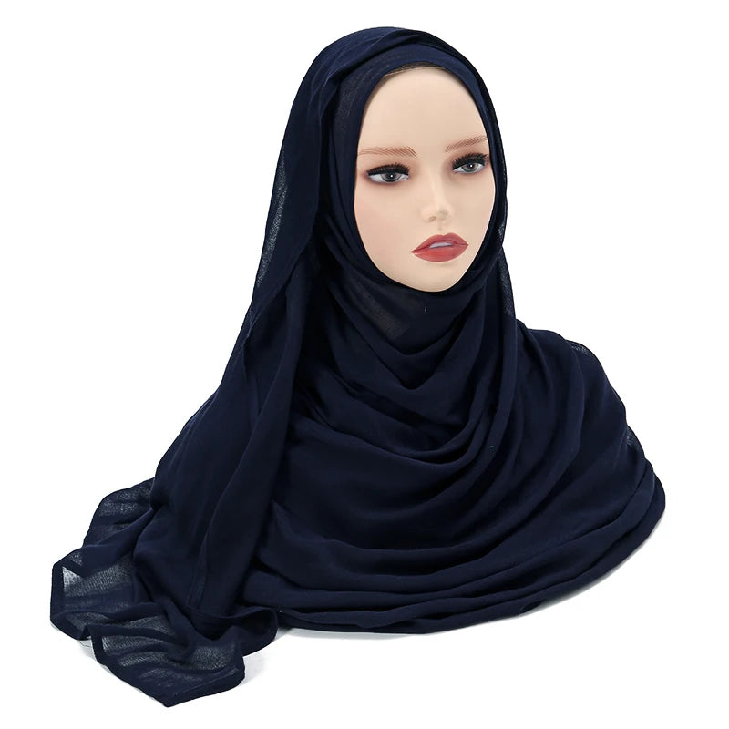 Plain Modal Cotton Hijab Shawl