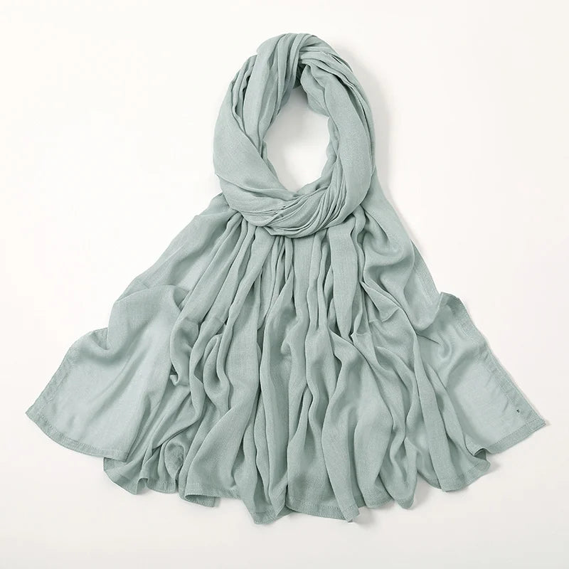 Plain Modal Cotton Hijab Shawl
