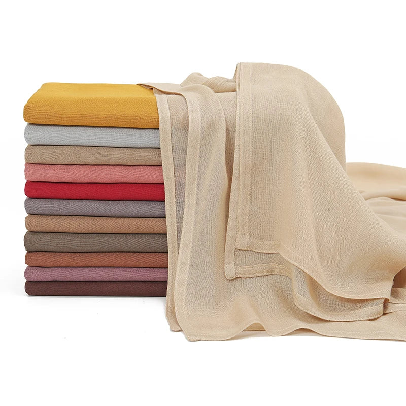 Plain Modal Cotton Hijab Shawl