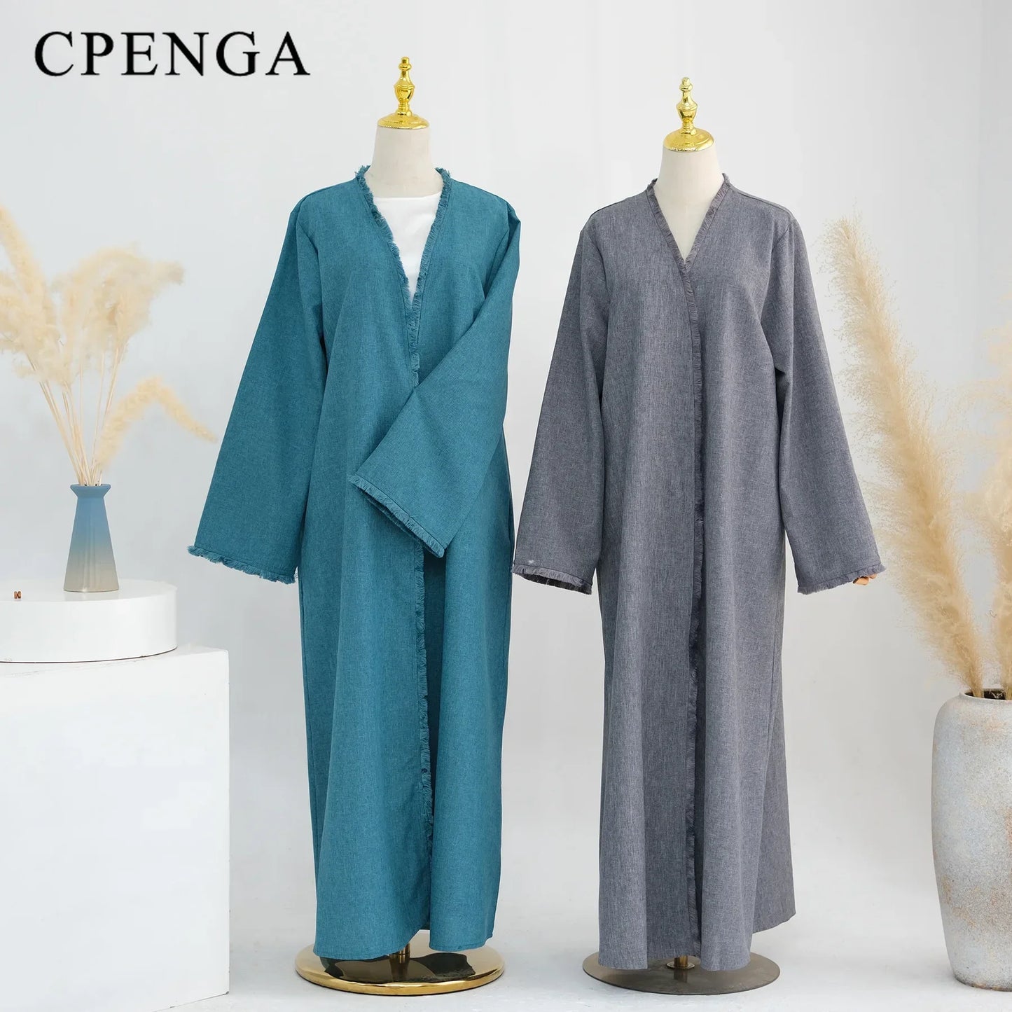 Luxury Tassel Abaya Kaftan Dress