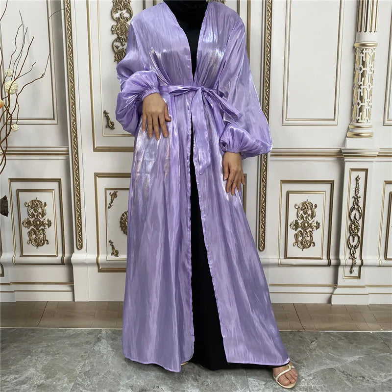Modest Ramadan Abaya - Purple Kaftan
