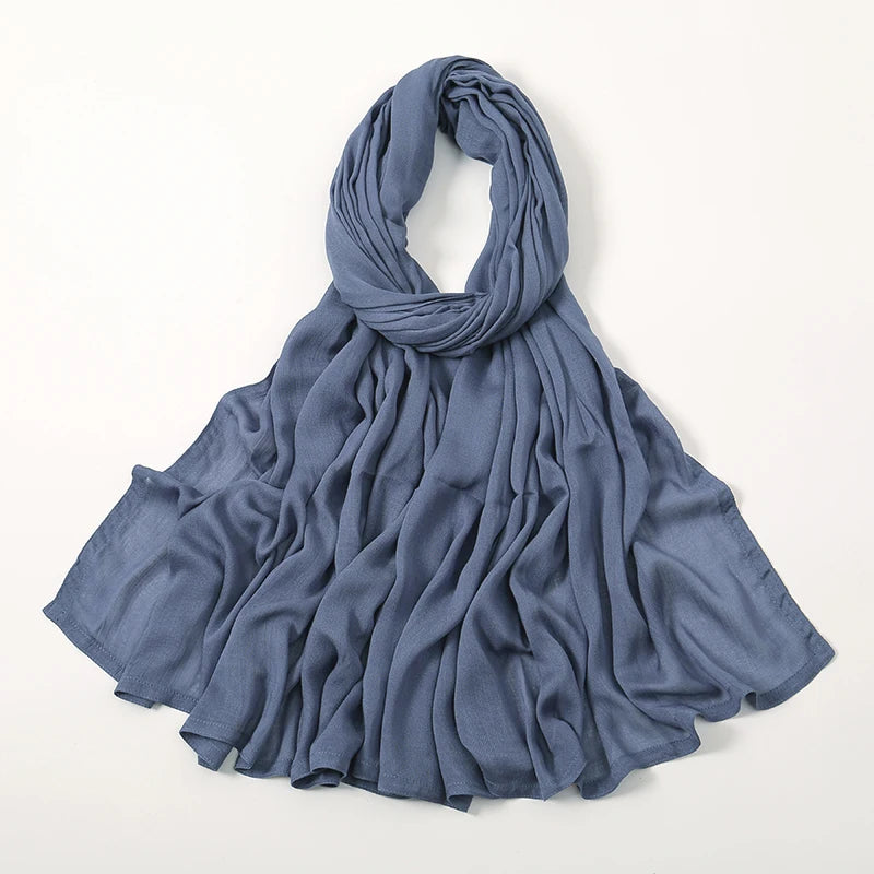 Plain Modal Cotton Hijab Shawl