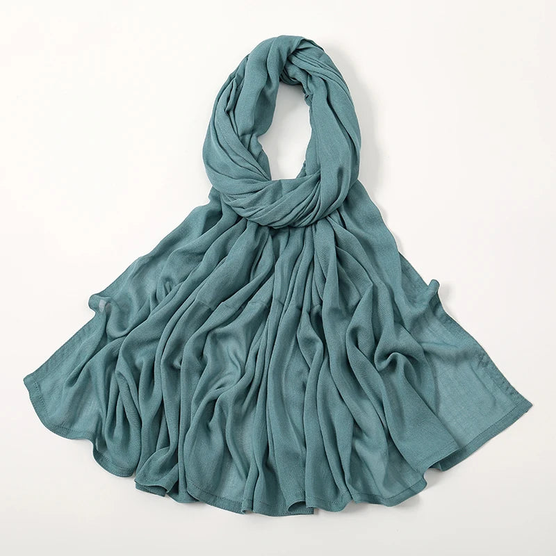 Plain Modal Cotton Hijab Shawl
