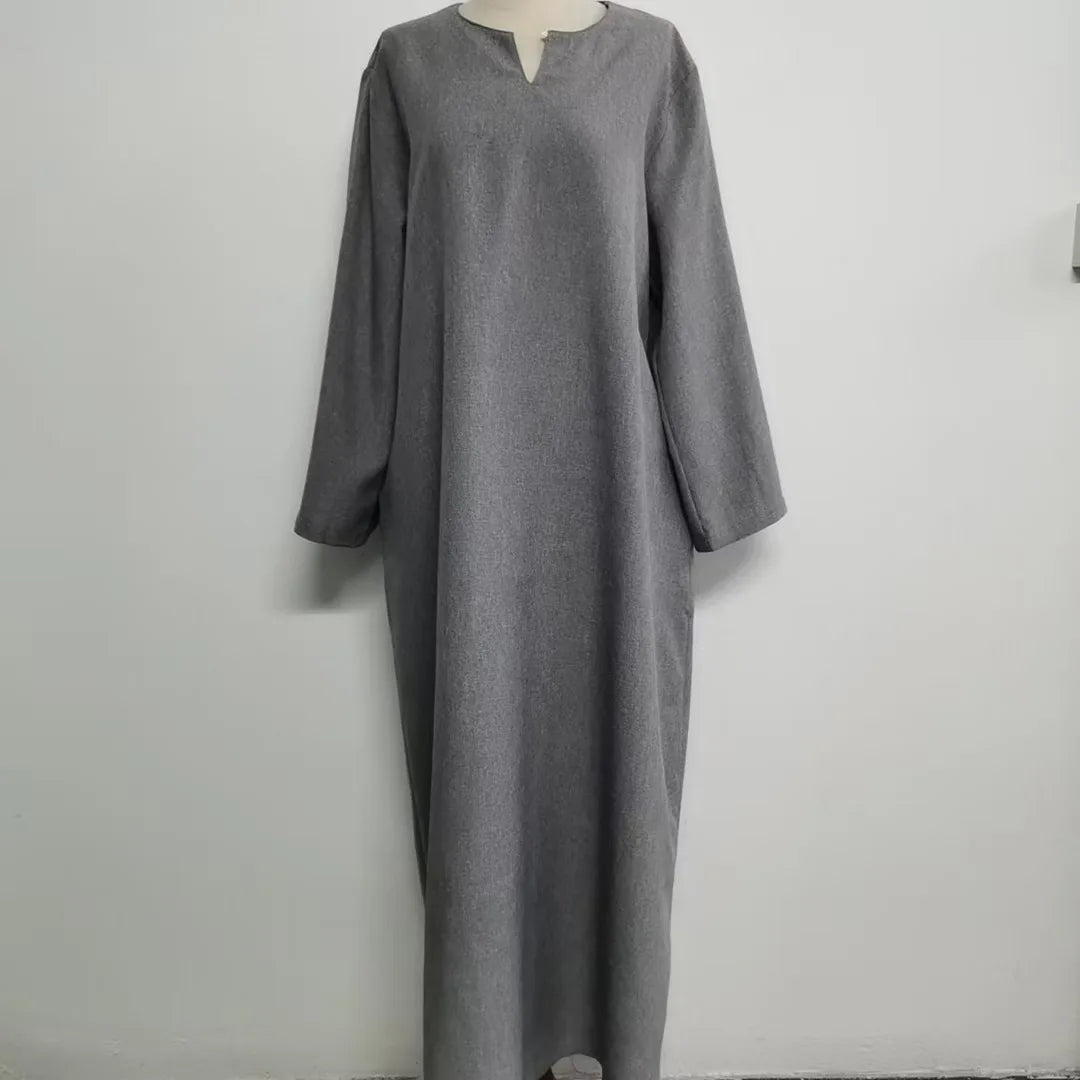 Plain Modest Djellaba Abaya