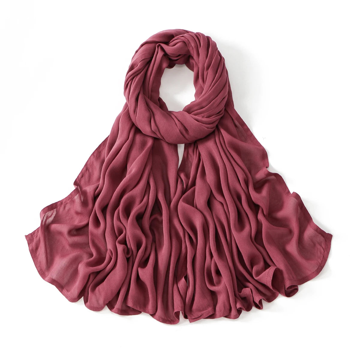 Plain Modal Cotton Hijab Shawl