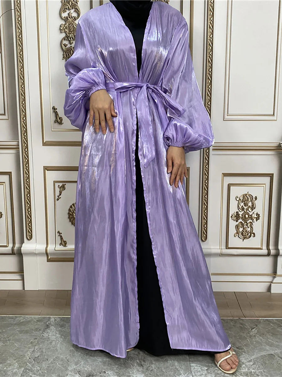 Modest Ramadan Abaya - Purple Kaftan