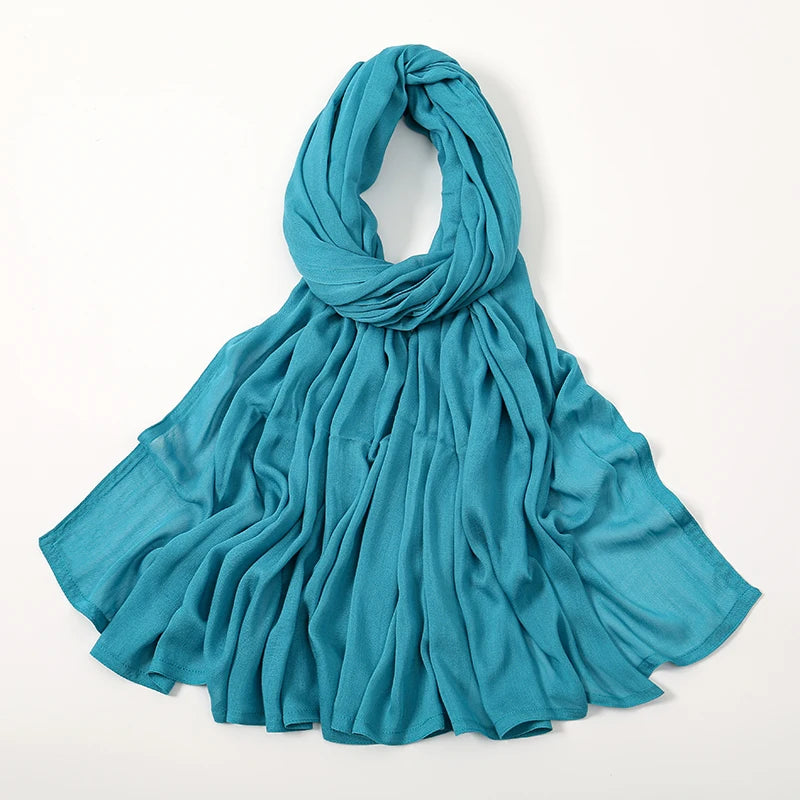 Plain Modal Cotton Hijab Shawl