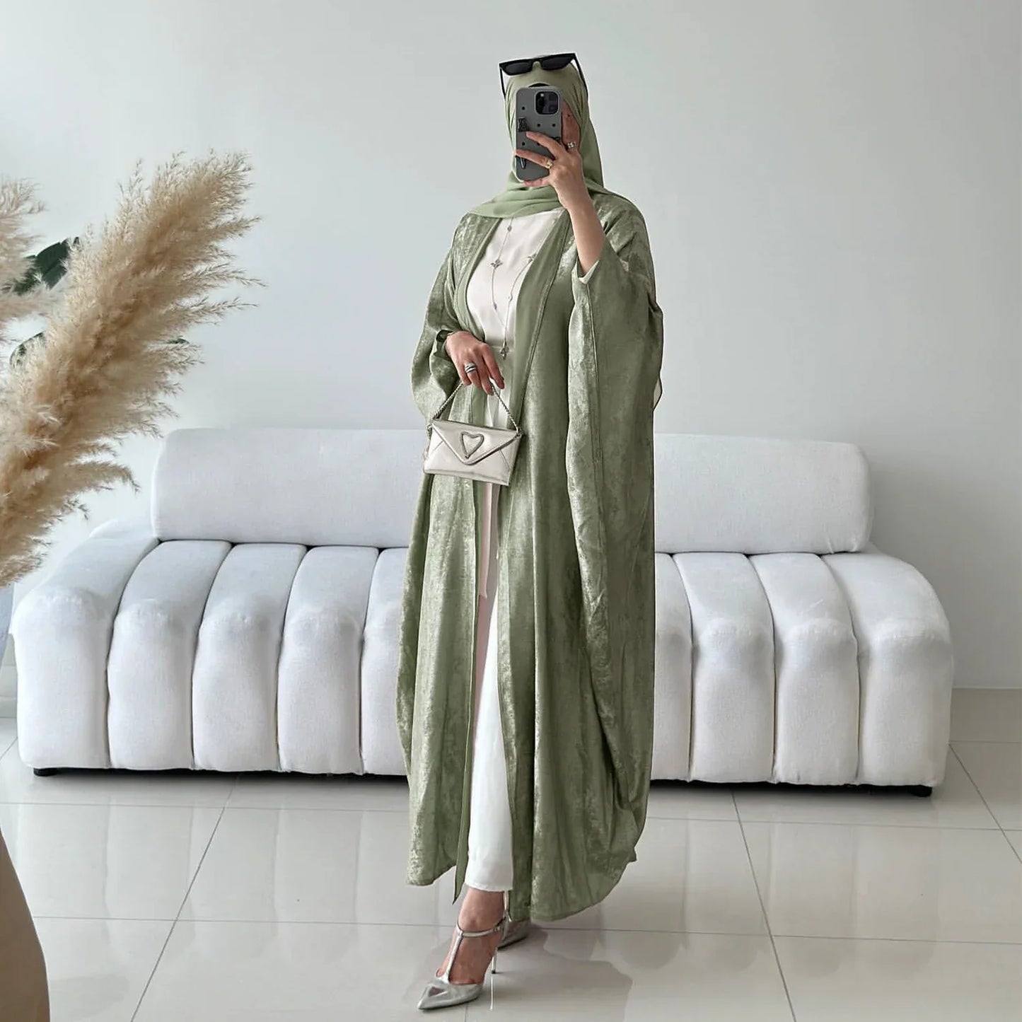 Yara Elegant Inner Dress Abaya - Dubai Turkish Style