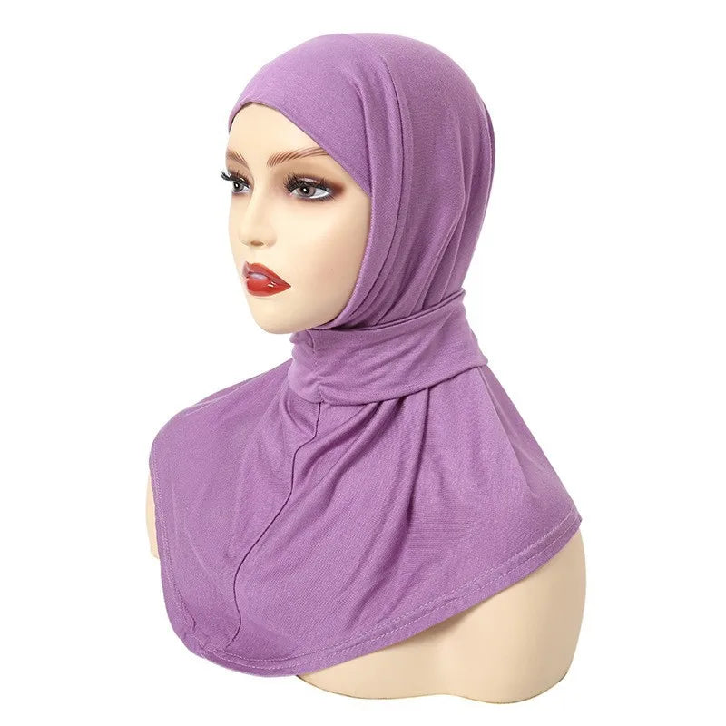 Inner Hijab with Neck Coverage – Breathable & Stretchy