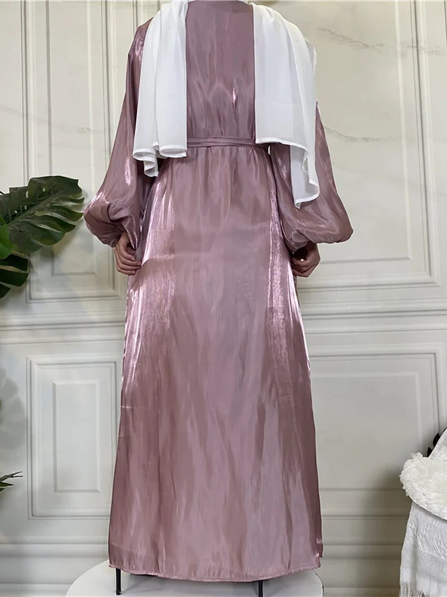 Modest Ramadan Abaya - Purple Kaftan